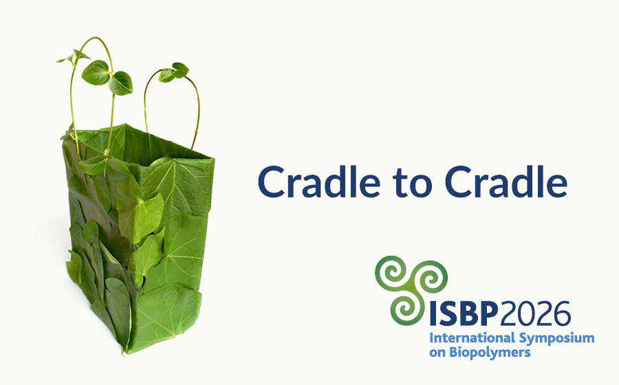 Cradle to cradle in biopolymer synthesis refers to a sustainable approach and making materials that can break down naturally or be reused, so nothing goes to waste.